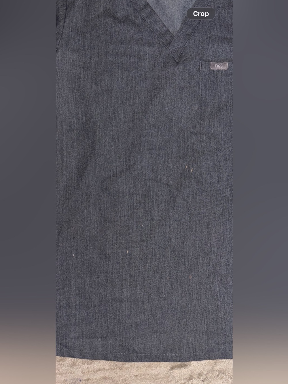 Figs Graphite Scrub Top - Picture 3 of 3
